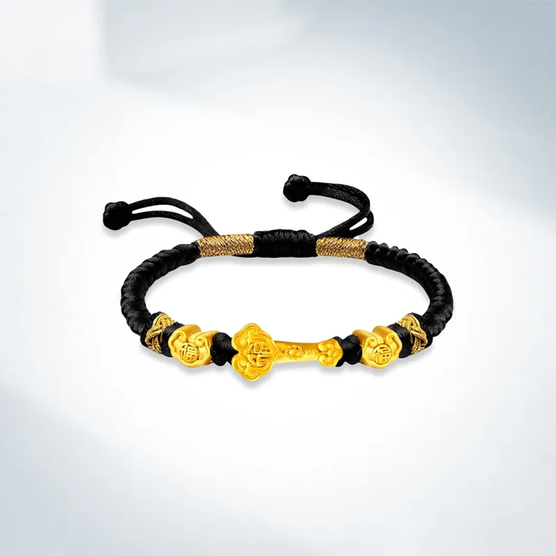 SINO GEM Gold Bracelet Unisex-3