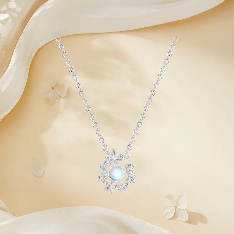SINO GEM 925 Sterling Silver Necklaces Women's-4
