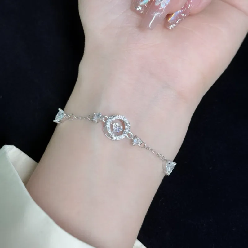 SINO GEM 999 Fine Silver Bracelets Women's-1