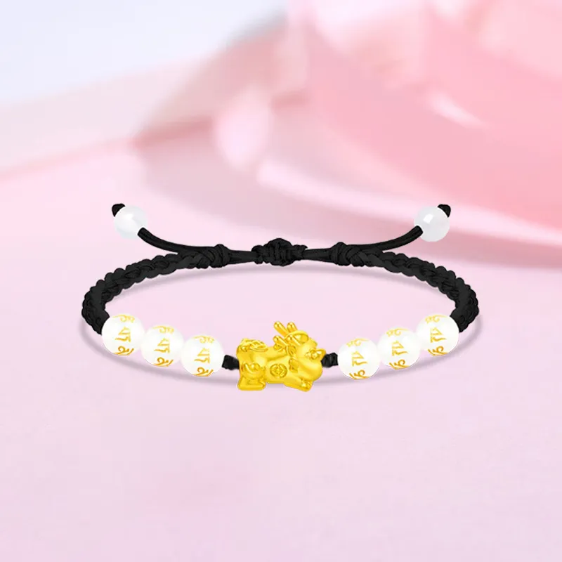 SINO GEM Gold Bracelet Unisex-2