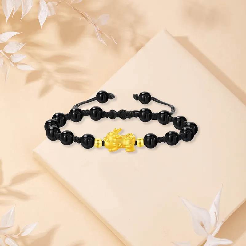 SINO GEM Gold Bracelet Unisex-4