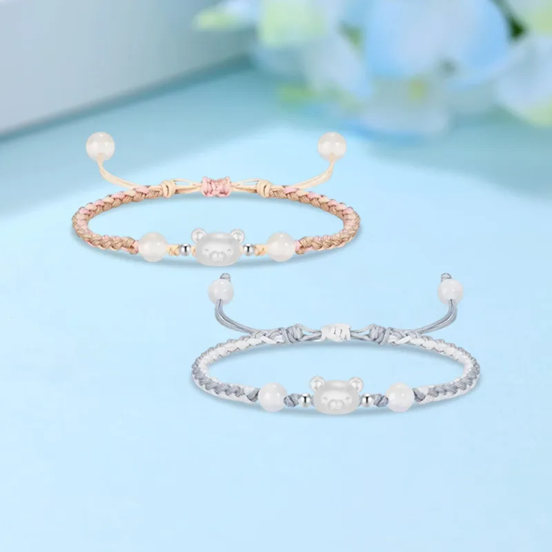 SINO GEM 999 Fine Silver Bracelets Unisex-12