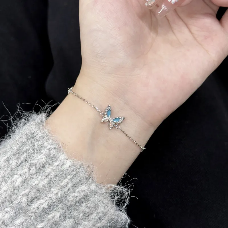 Chinese Jewelry 999 Fine Silver Bracelets Women's-4