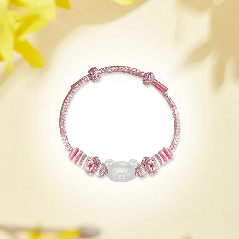 SINO GEM S999 Fine Silver Bracelets Unisex-5