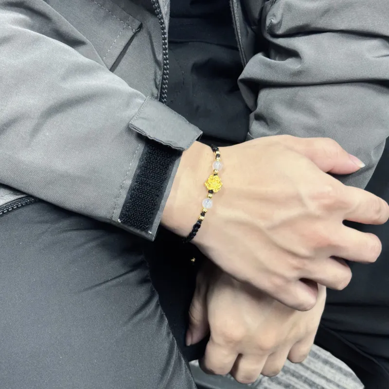 SINO GEM Gold Bracelet Unisex-10