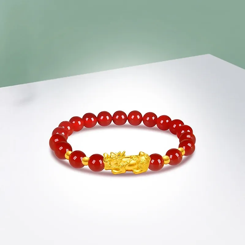 SINO GEM Gold Bracelet Unisex-2