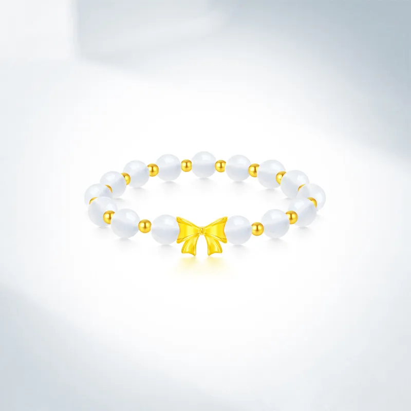 SINO GEM Gold Bracelet Unisex-4