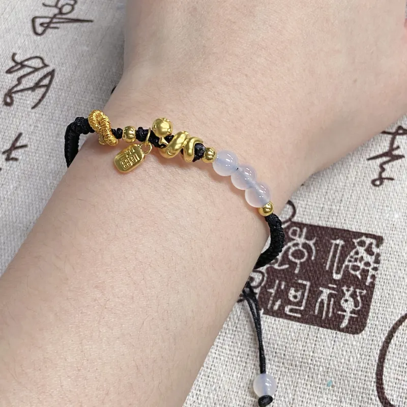 SINO GEM Gold Bracelet Unisex-11