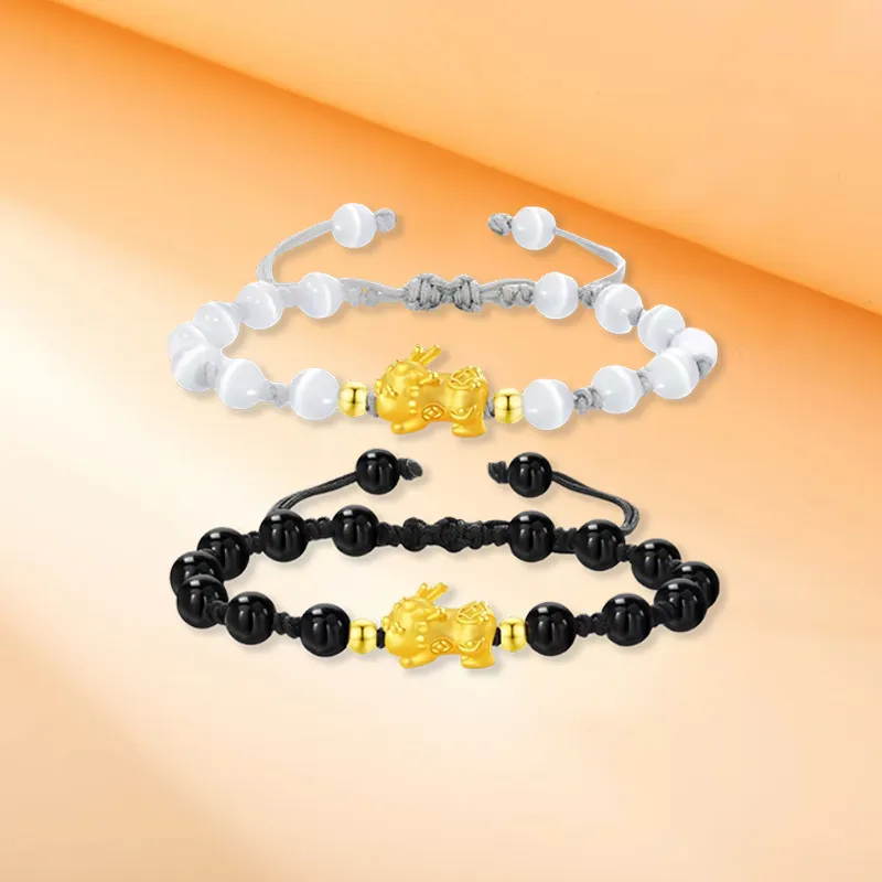 SINO GEM Gold Bracelet Unisex-11