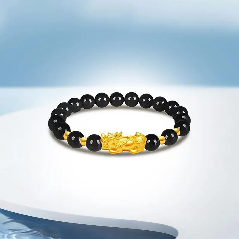 SINO GEM Gold Bracelet Unisex-3