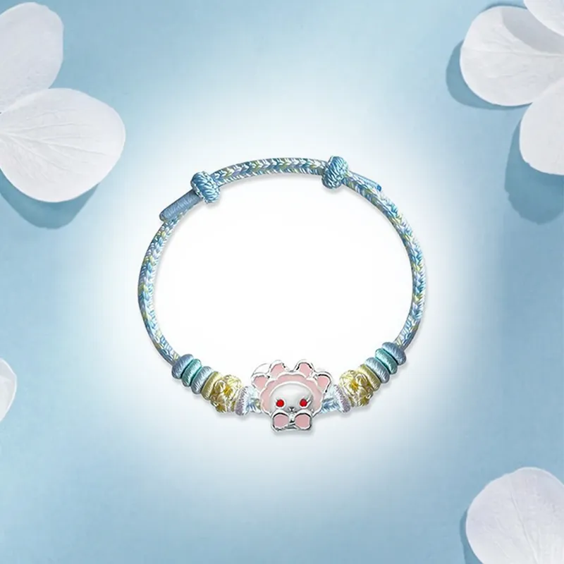 SINO GEM S999 Fine Silver Bracelets Unisex-24