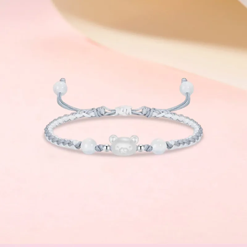 SINO GEM 999 Fine Silver Bracelets Unisex-7