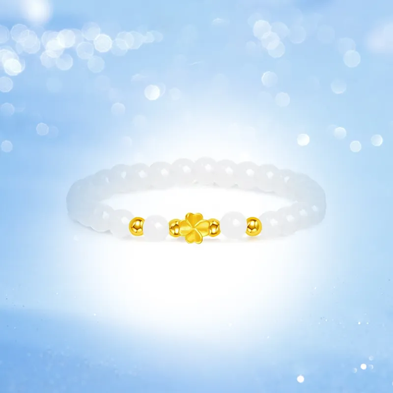 SINO GEM Gold Bracelet Women's-5