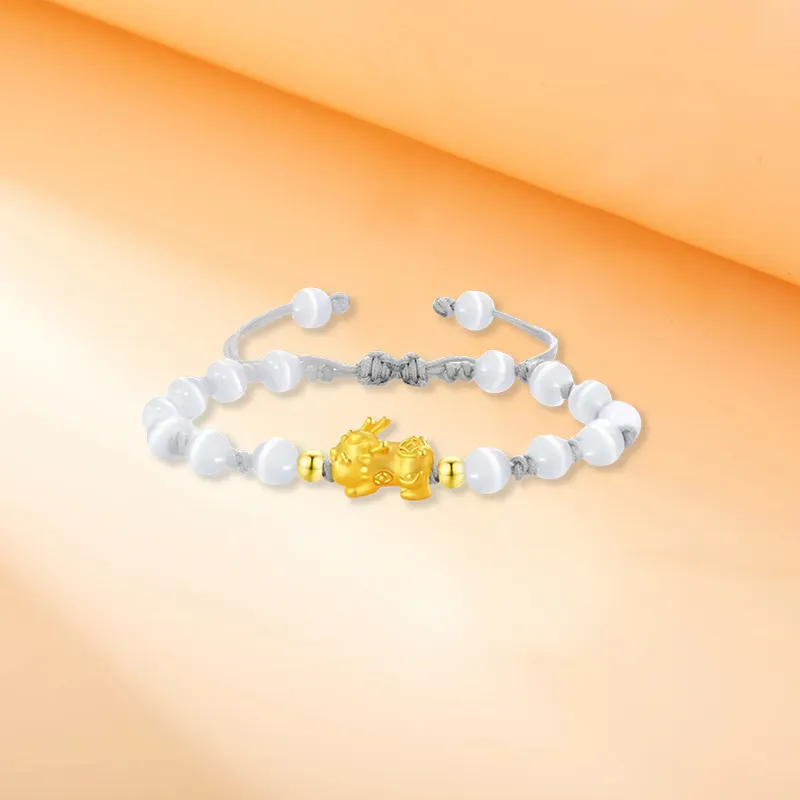 SINO GEM Gold Bracelet Unisex-6