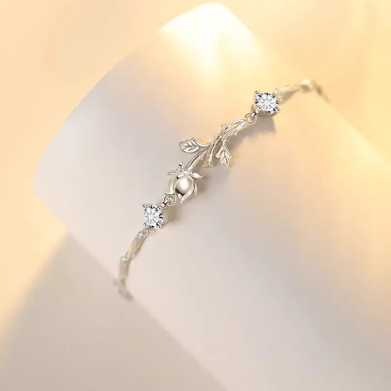 Chinese Jewelry S925 Silver Bracelets Women's-2
