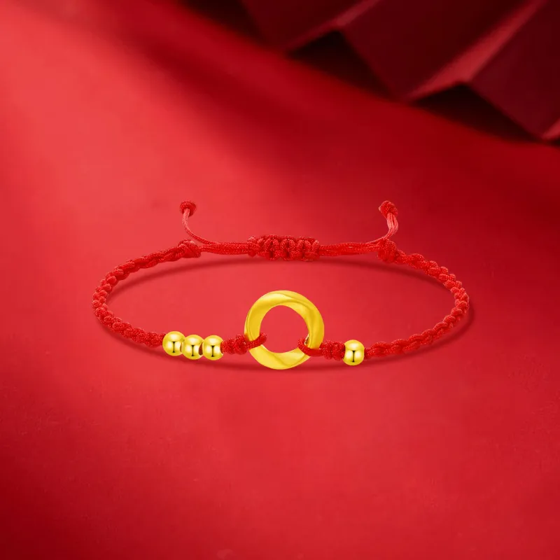 SINO GEM Gold Bracelet Unisex-2