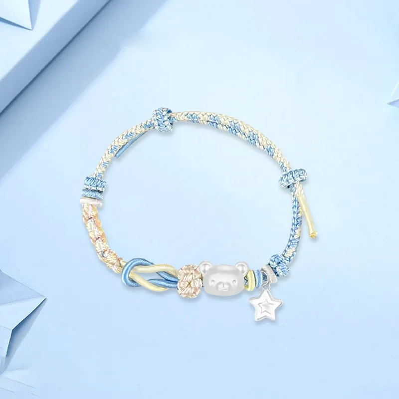 SINO GEM S 999 Fine Silver Bracelets Unisex-19
