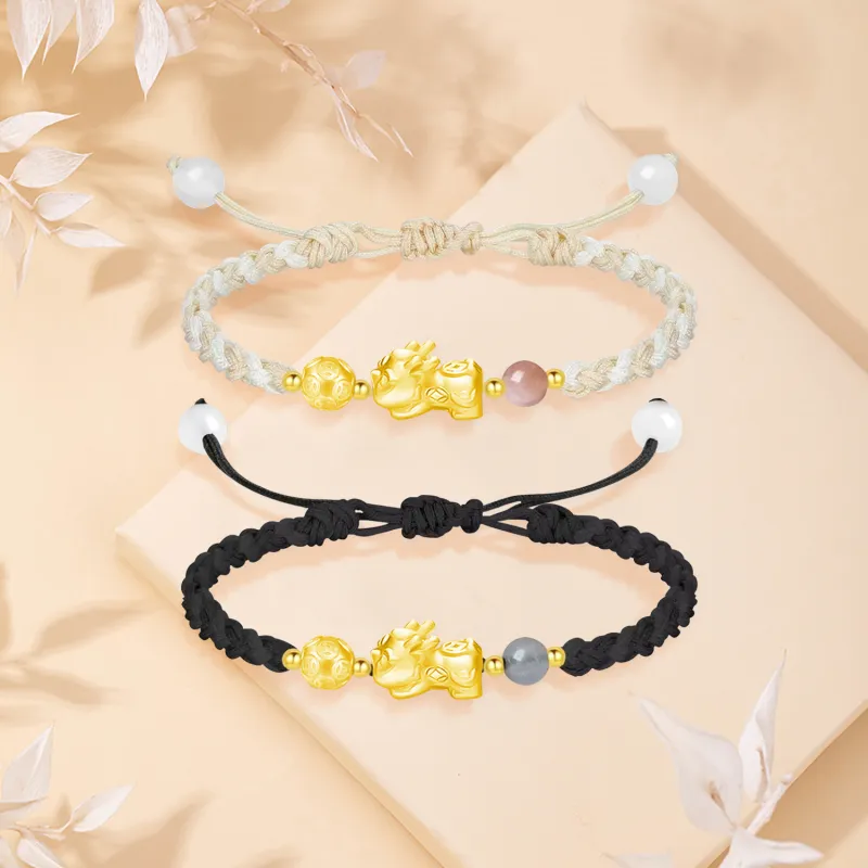 SINO GEM Gold Bracelet Unisex-19