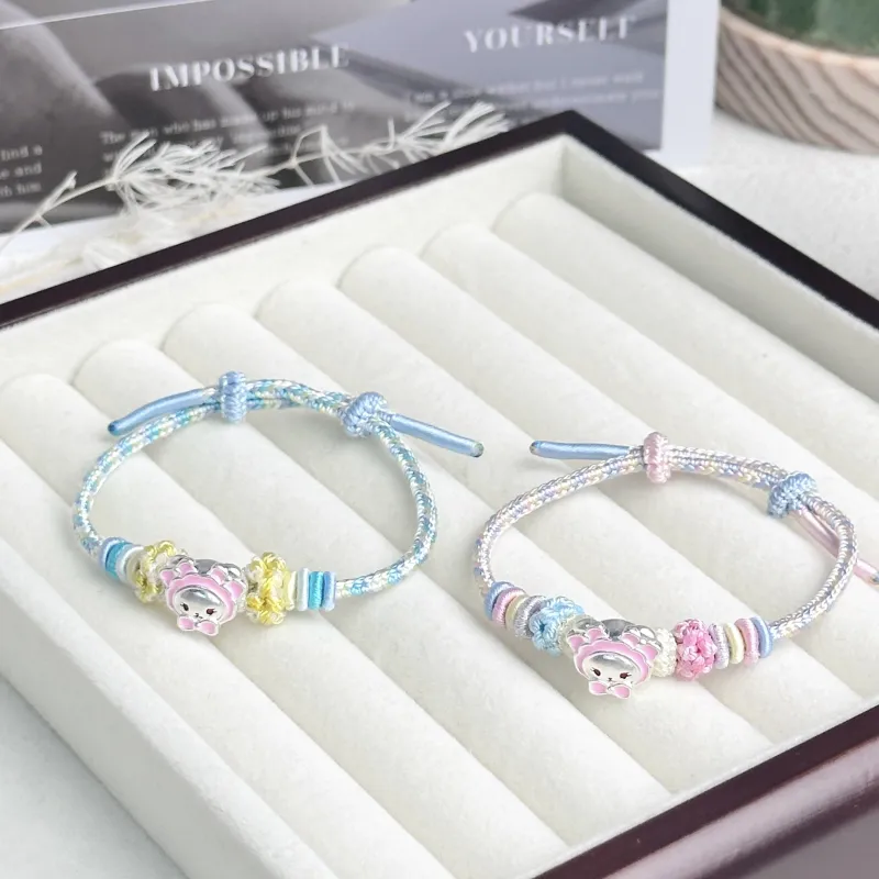 SINO GEM S999 Fine Silver Bracelets Unisex-17