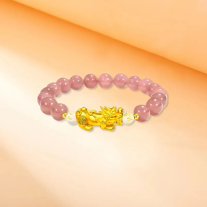 SINO GEM Gold Bracelet Unisex-6