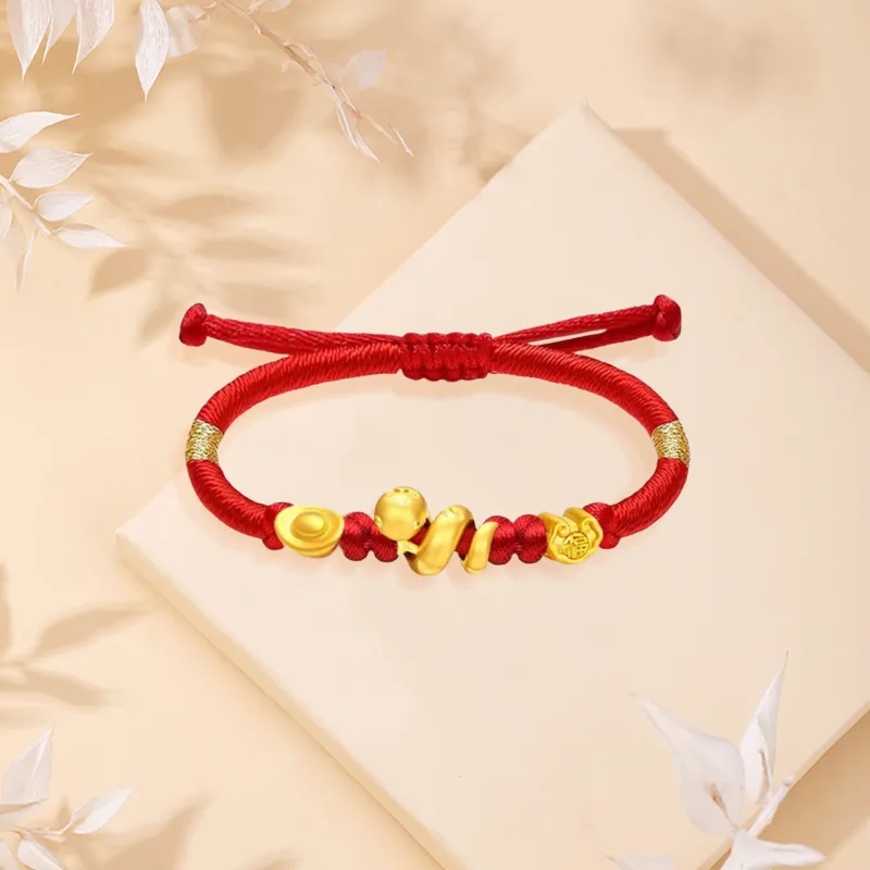 SINO GEM Gold Bracelet Unisex-2
