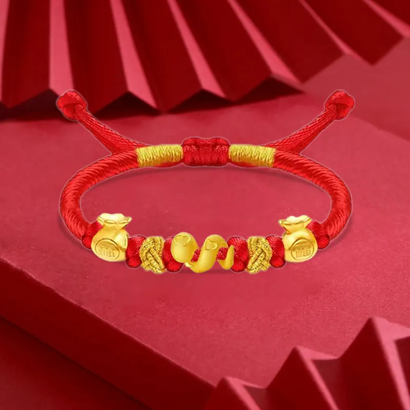 SINO GEM Gold Bracelet Unisex-3