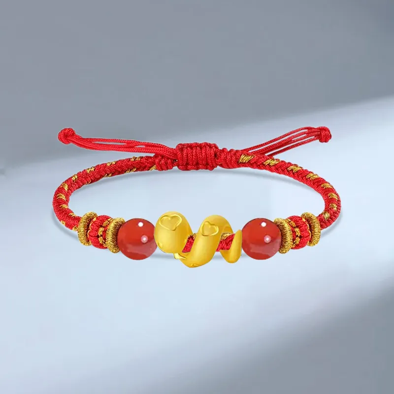 SINO GEM Gold Bracelet Unisex-4