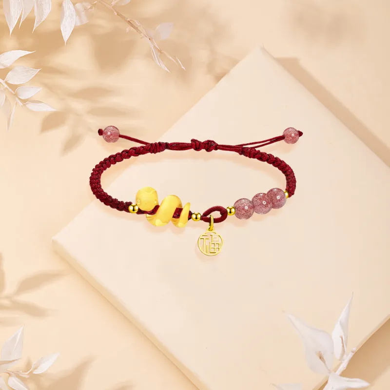 SINO GEM Gold Bracelet Unisex-3