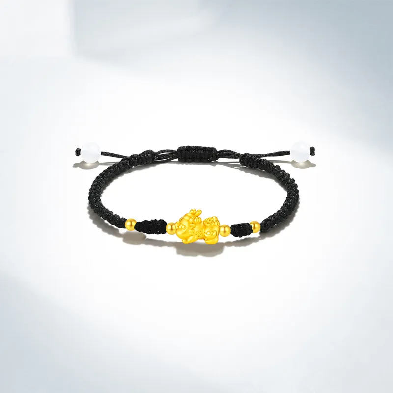 SINO GEM Gold Bracelet Unisex-3