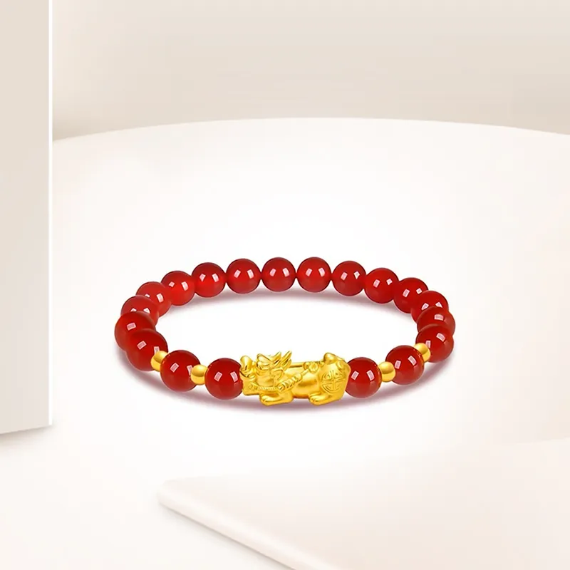 SINO GEM Gold Bracelet Unisex-1