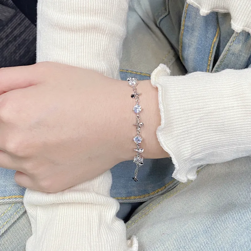 SINO GEM 999 Fine Silver Bracelets Women's-4