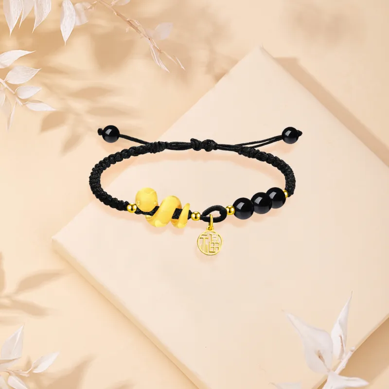 SINO GEM Gold Bracelet Unisex-8