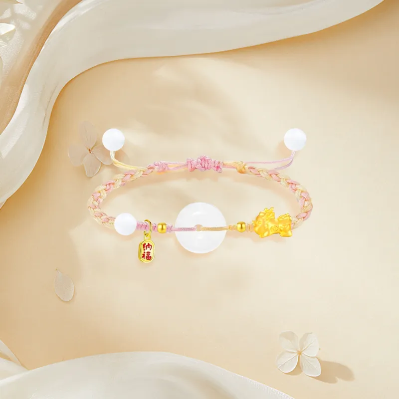 SINO GEM Gold Bracelet Unisex-6