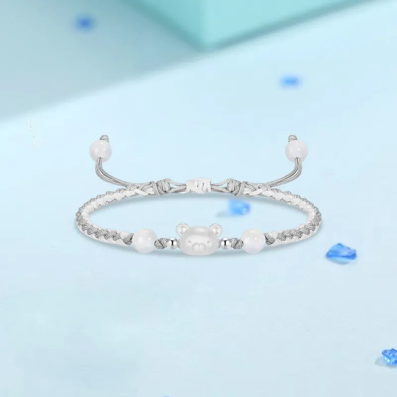 SINO GEM 999 Fine Silver Bracelets Unisex-17
