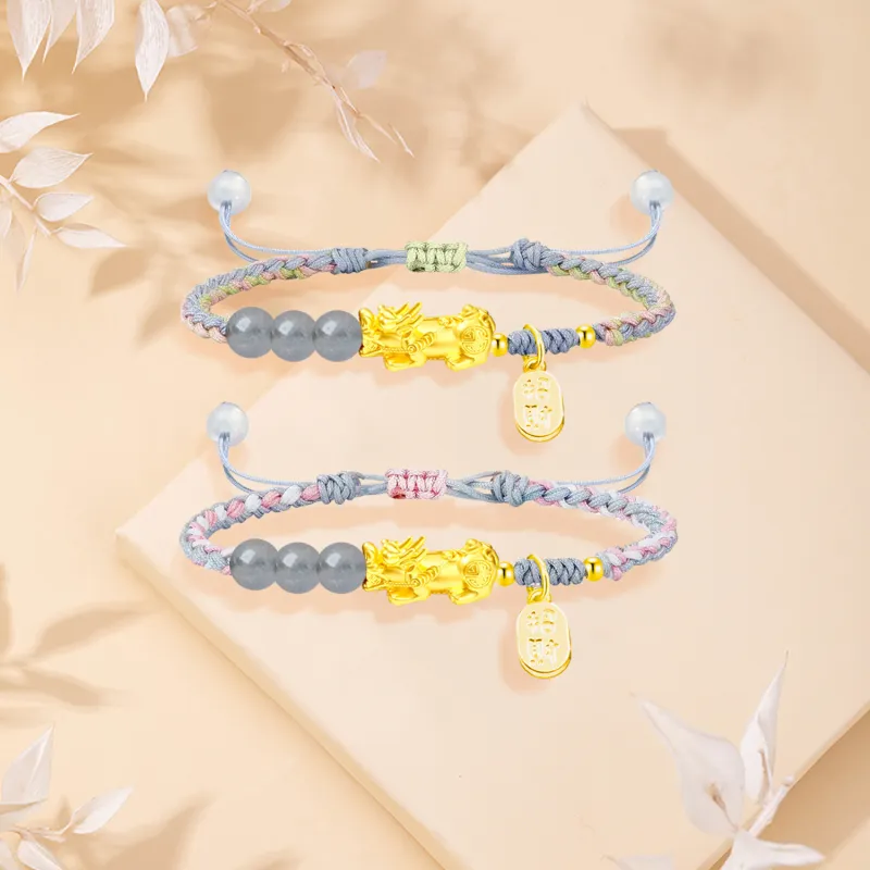SINO GEM Gold Bracelet Unisex-13