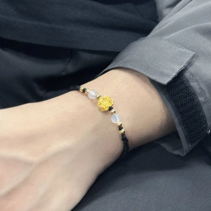 SINO GEM Gold Bracelet Unisex-7