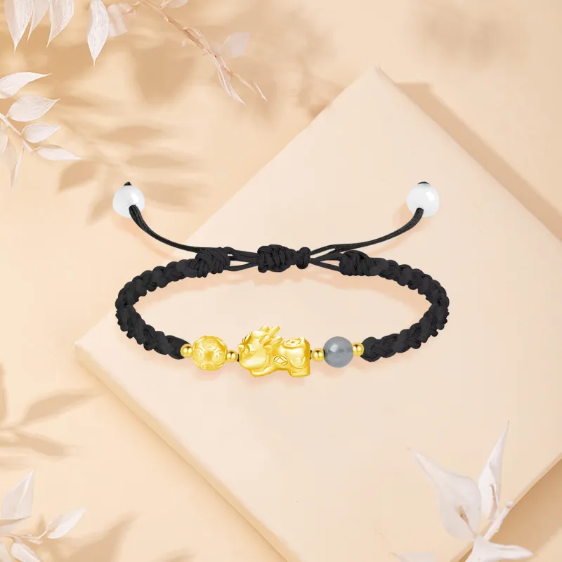 SINO GEM Gold Bracelet Unisex-2