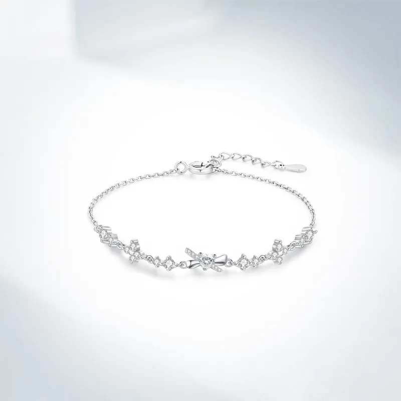 SINO GEM 999 Fine Silver Bracelets Women's-2