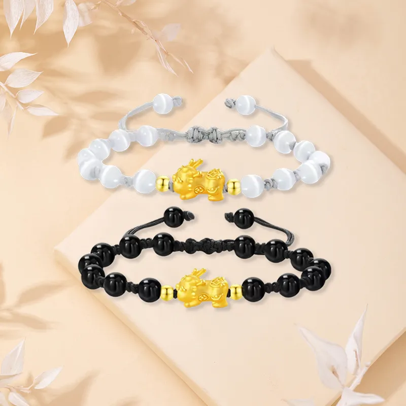 SINO GEM Gold Bracelet Unisex-13