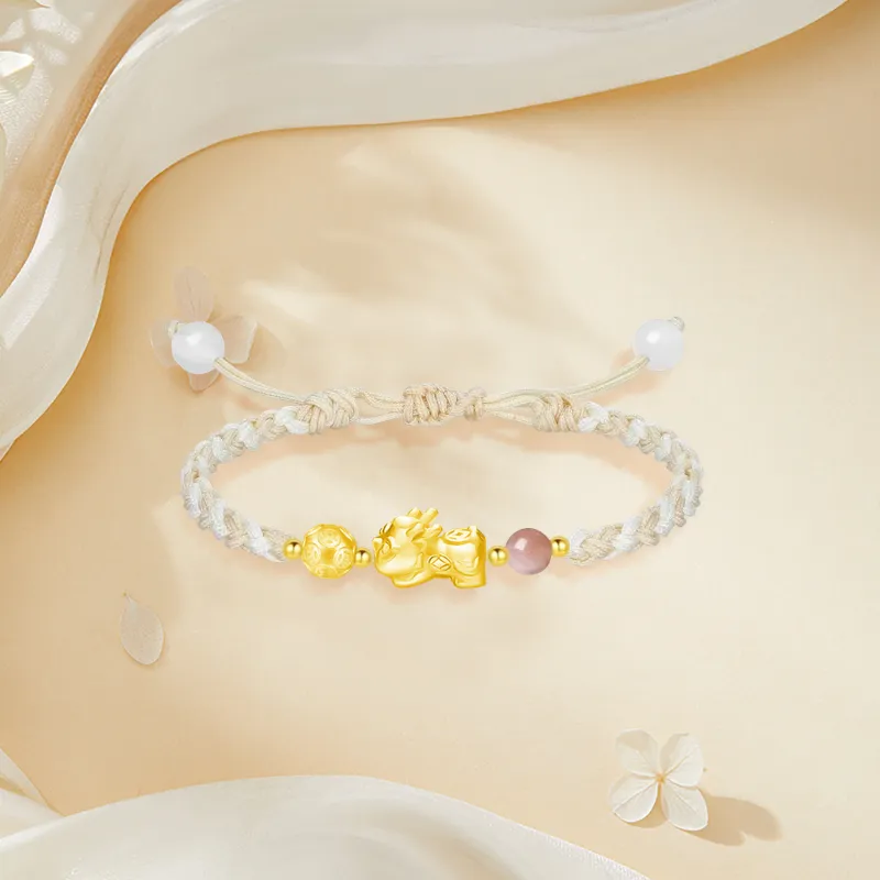 SINO GEM Gold Bracelet Unisex-9
