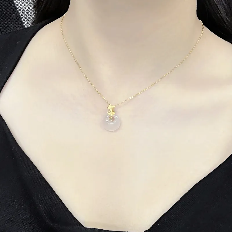 SINO GEM Chalcedony Necklaces Women's-5