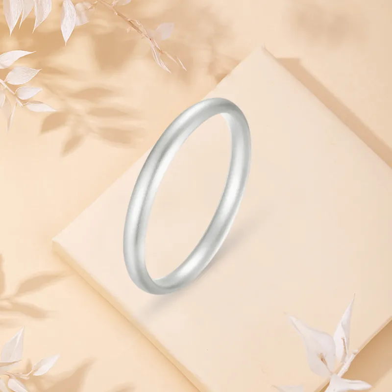 SINO GEM 999 Fine Silver Bangles Women's-3