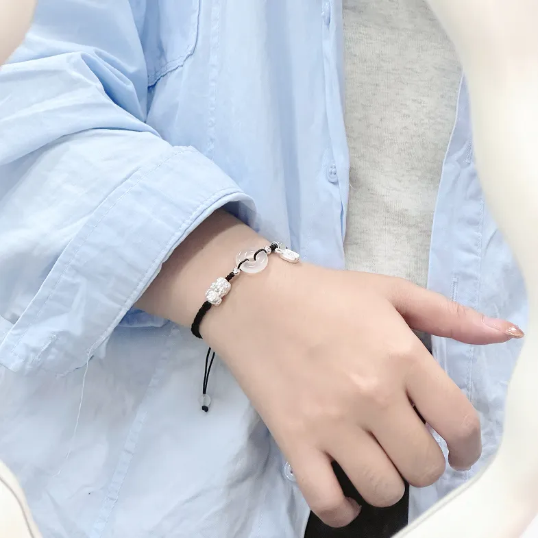 SINO GEM Chalcedony Bracelets Unisex-8