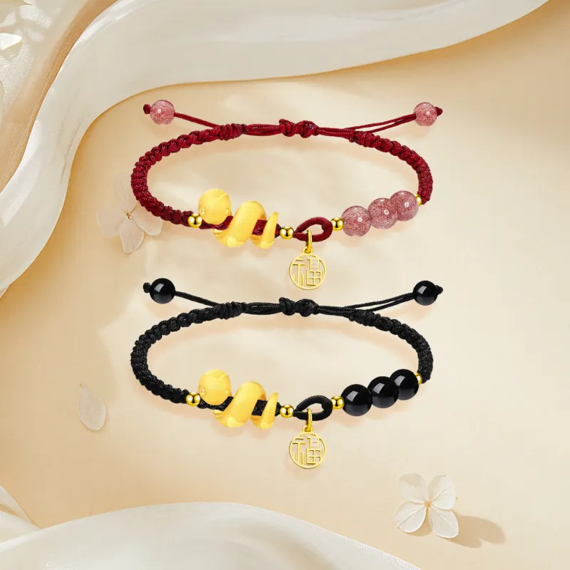 SINO GEM Gold Bracelet Unisex-11