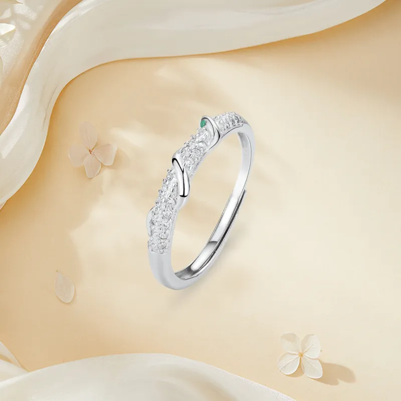 SINO GEM 999 Fine Silver Rings Unisex-4