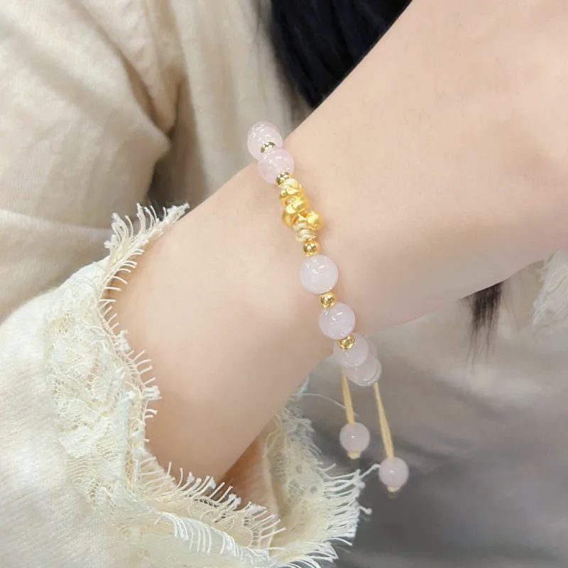 SINO GEM Gold Bracelet Women's-5