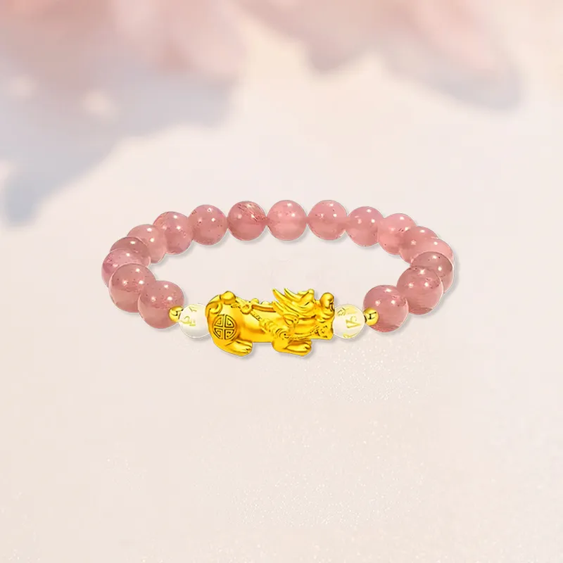 SINO GEM Gold Bracelet Unisex-7
