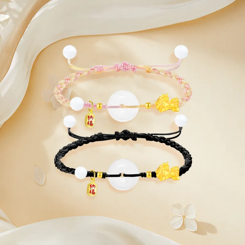 SINO GEM Gold Bracelet Unisex-11