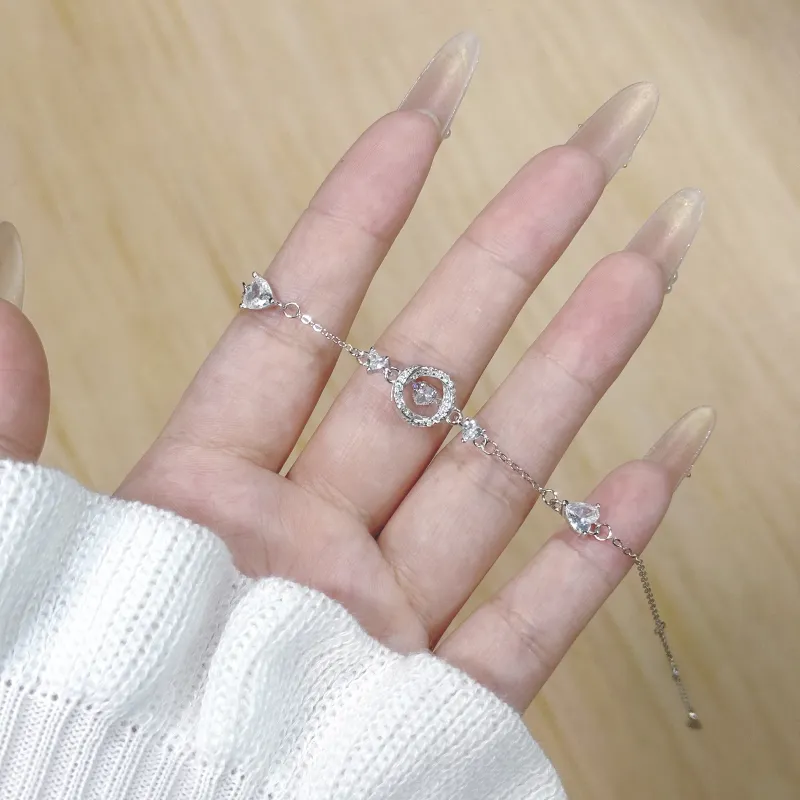 SINO GEM 999 Fine Silver Bracelets Women's-17