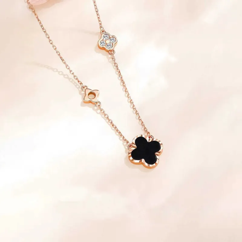 SINO GEM S999 Fine Silver Necklaces Women's-1